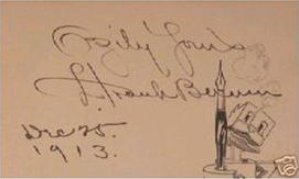 Frank Baum signature