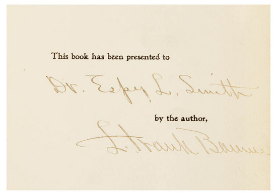 Frank Baum inscription